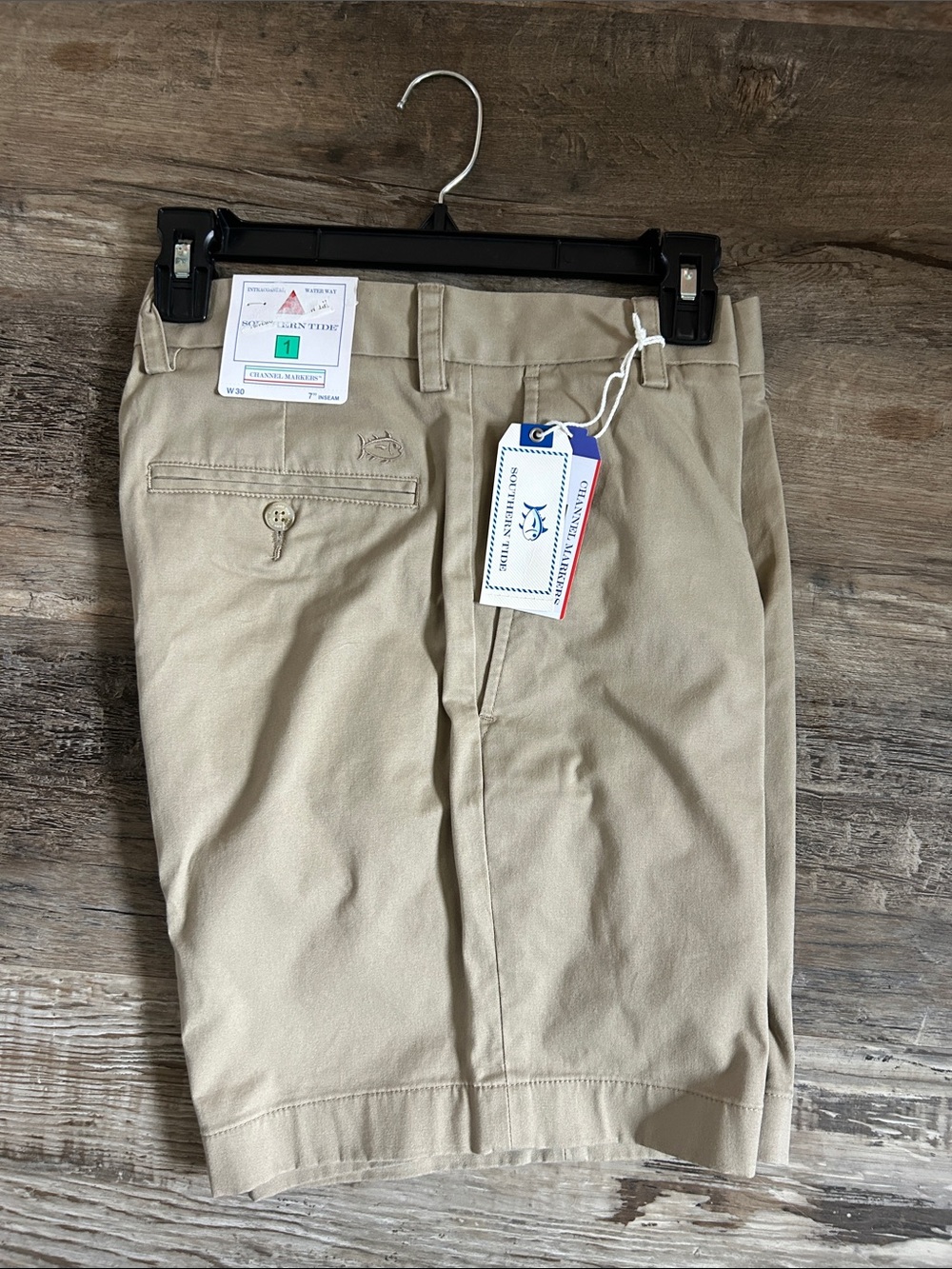 NWT Men's Khaki Chino Shorts - Southerrn Tide 30